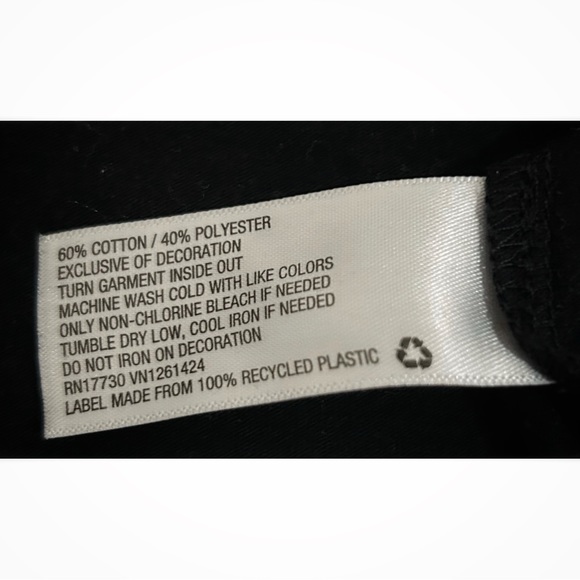 Wild Fable Black Boxy Cropped Embellished Crystal Front Top, Size Medium - Picture 8 of 9